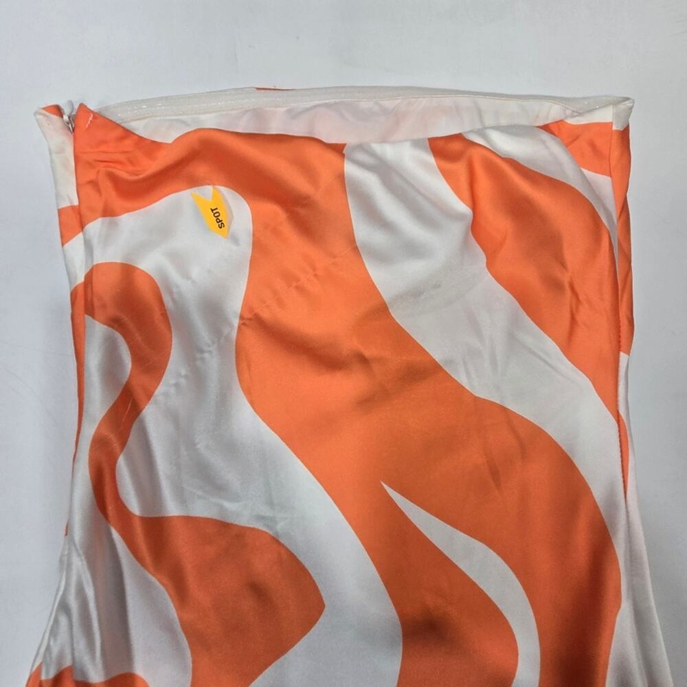 SNDYS Angel Dress in Orange Swirl - Picture 9 of 12